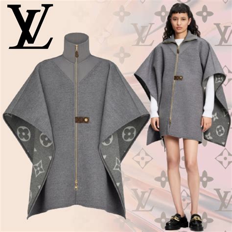 louis vuitton cape|louis vuitton poncho cape.